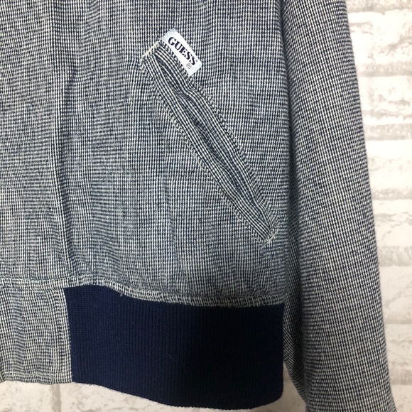 Vintage Guess Zip Up Check Bomber Jacket - Picture 3 of 7